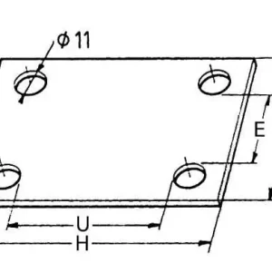 Vente Flash Plaquette d‘assemblage 30 X 30 mm 4 trous