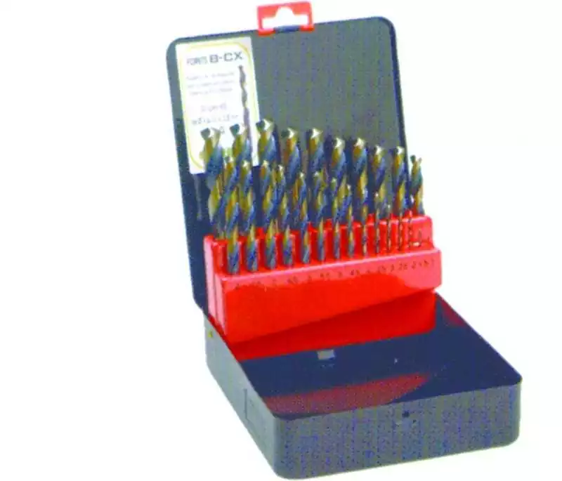 Coffret métallique de 19 forets professionnels de 1 à 10mm de ½ mm en ½ mm Offre Du Jour