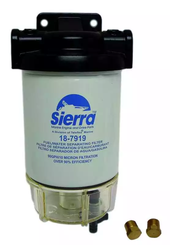 Filtre à essence complet 300L/H 10 microns entrée droite ou gauche 1/4"NPT Commande En Gros
