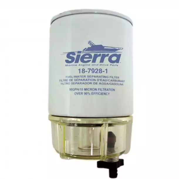Haute Qualité Filtre separateur EAU ESSENCE 10 microns equipé entrée sortie 1/4" NPT