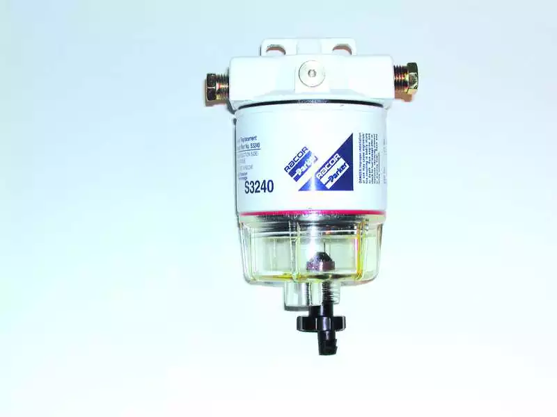 Prix Promo Filtre séparateur essence 10µ débit 114 L/H Moteur 40cv à 130cv raccords 1/4" NPT