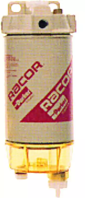 Filtre séparateur gasoil débit max 170 L/H RACOR 1 entrée et 2 sorties Dernier Modèle