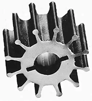 Turbine néoprene 10mm axe fendue à goupille 6 pales diamètre 40mm moteur M20 Achat Immédiat