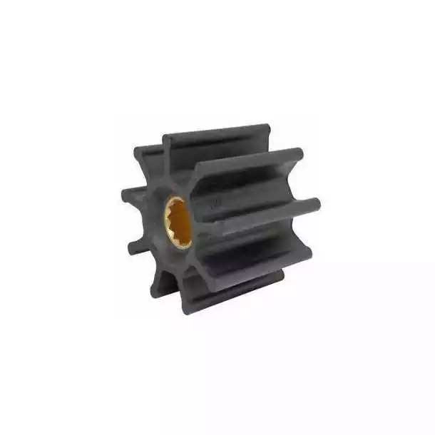 Turbine neoprene 25mm axe à cannelures 9 pales diamètre 95mm Certifié