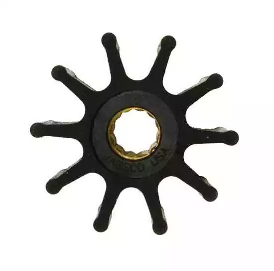Turbine néoprène diamètre 16mm axe à cannelures 10 pales diamètre 65mm Soldes