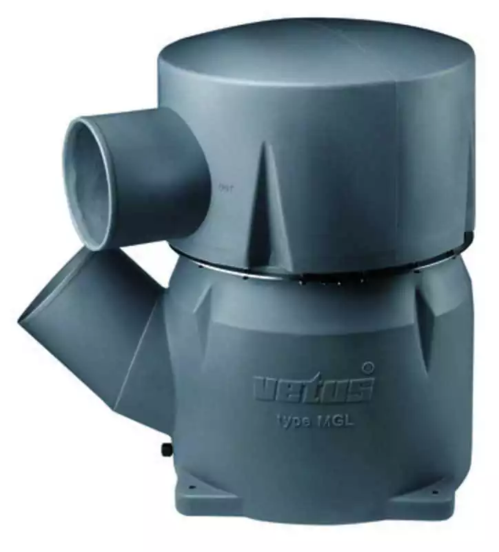 Waterlock plastique TYPE MGS Entrée 152mm à 45 degrés Sortie diamètre 152mm Meilleur Choix