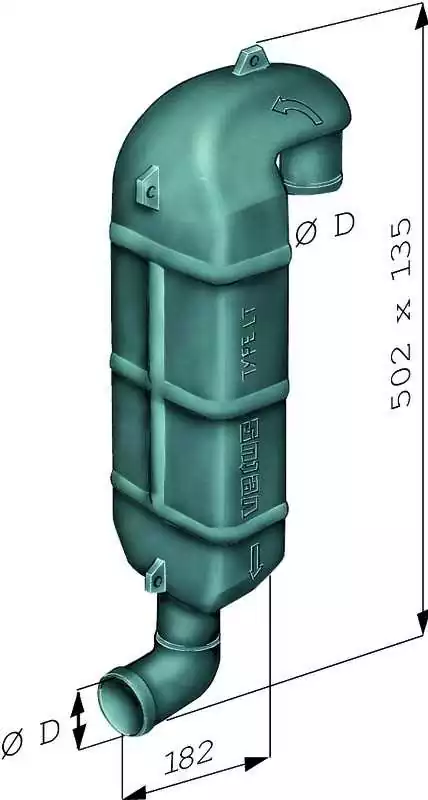 Prix Promo Col de cygne LT40 pour tuyaux d‘échappement diamètre 40mm