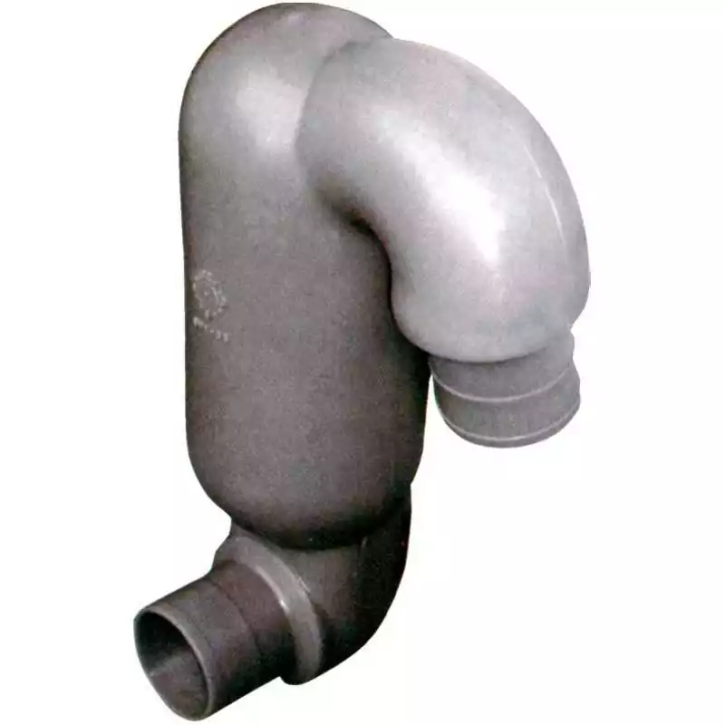 Dernière Chance Col de cygne plastique TYPE LT pour tuyaux d‘échappement diamètre entrée 65mm sortie 75mm