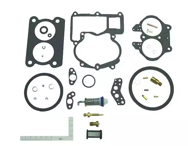 Kit carburateur M2/MERCARB. GM L4 GM V6 4,3L/V8 5,01L 2 corps Mercruiser Mercarb.3302-810929-2 Commande En Gros
