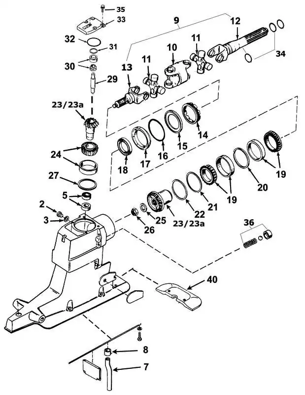 Joint spi Embases Alpha 1 Gen II Haut origine 26-68493 Commander Maintenant
