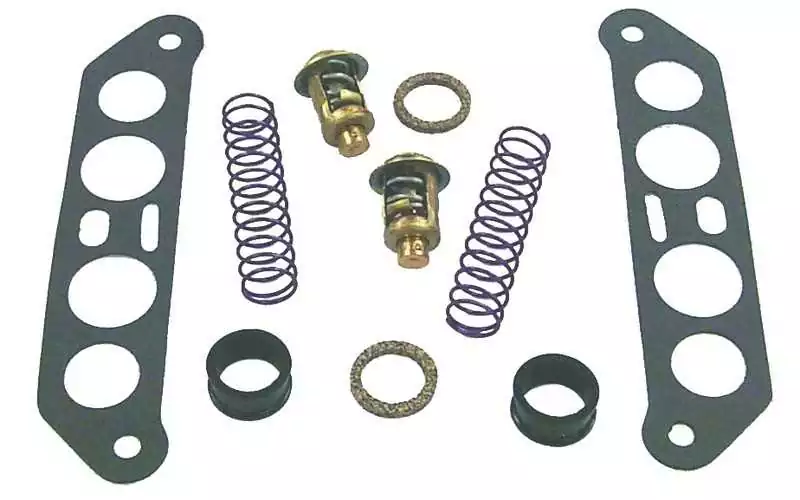 Kit thermostat 143°F V4 Crossflow 65 à 115CV moteurs Evinrude Johnson Authentique