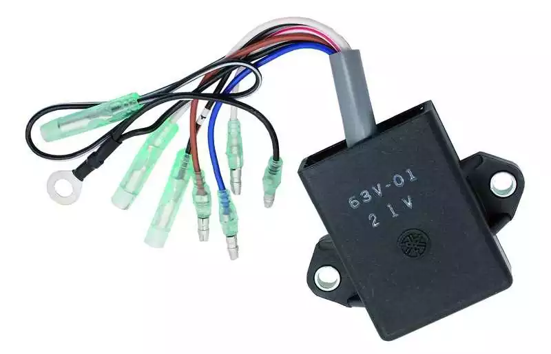 Boîtier CDI électronique 9.9cv 15cv 2 temps manuel 1999 et après Yamaha 63V-85540-01-00 Petit Prix