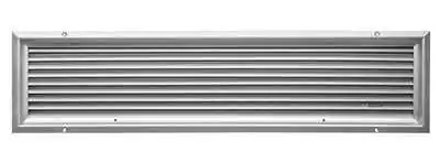 Prise d‘aspiration d‘air aluminium anodisé poli 490x146mm type ASVREC 50 2,02dm3 Seulement Aujourd'hui