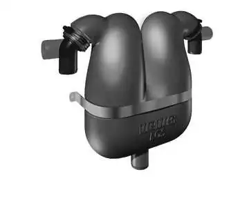 Promotion Saisonnière Séparateur des gaz d‘échappement 50mm avec raccord 60mm orientables à 360 degré