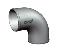 Section de raccordement synthétique coudée 90 degres diamètre 127mm pour tuyau d‘échappement Retour Gratuit