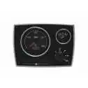 Acheter En Ligne Tableau de bord moteur aluminium noir 12V 2 instruments noir RPM 0-5000