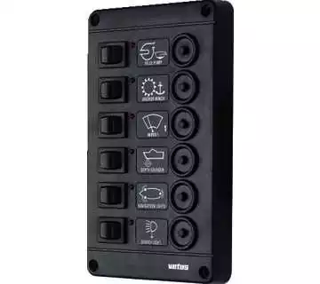 Meilleure Vente Tableau électrique type P 6 avec 6 postes 24V à disjoncteurs thermiques