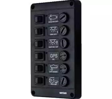 Tableau électrique type P 6 avec 6 postes 12V à Fusible Vente Directe