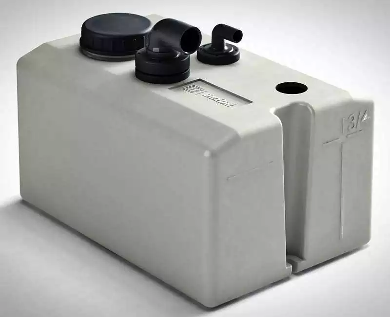 Offre Spéciale Réservoir synthétique pour eaux usees 80 L raccords inclus
