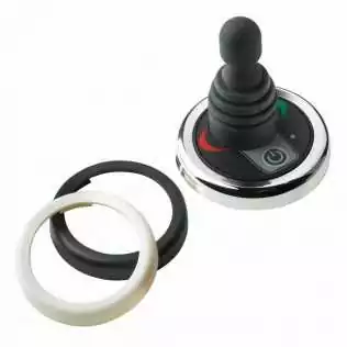 Offre Spéciale Tableau de commande rond à joystick pour propulseur d‘étrave avec temporisation diam 52 mm 12 24V