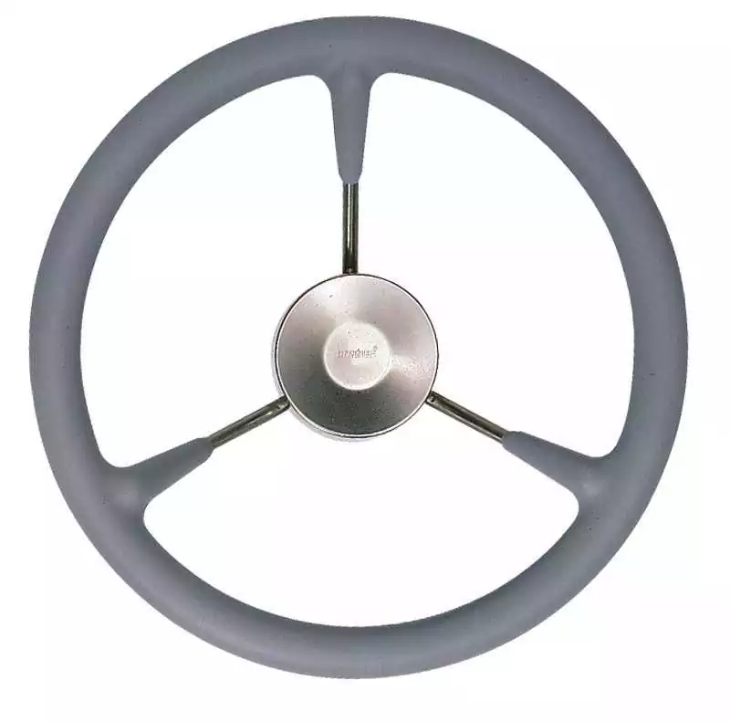 Volant gris diamètre 380mm revetue polyuréthane Marque