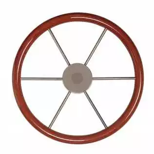 Volant avec cercle en acajou type KW55 diamètre 550mm Satisfait Ou Remboursé