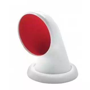 Manche à air MARIN Ø75 mm – Synthétique rouge orientable avec anneau & écrou inclus Dernière Chance