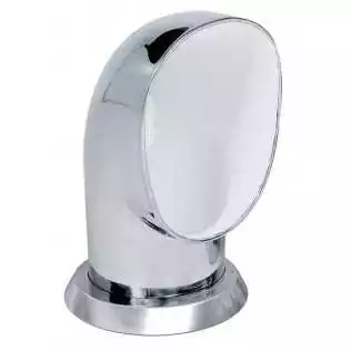 Vente Directe Manche à air inox Vétus Yogi Ø125 mm – Orientable & amovible, intérieur blanc