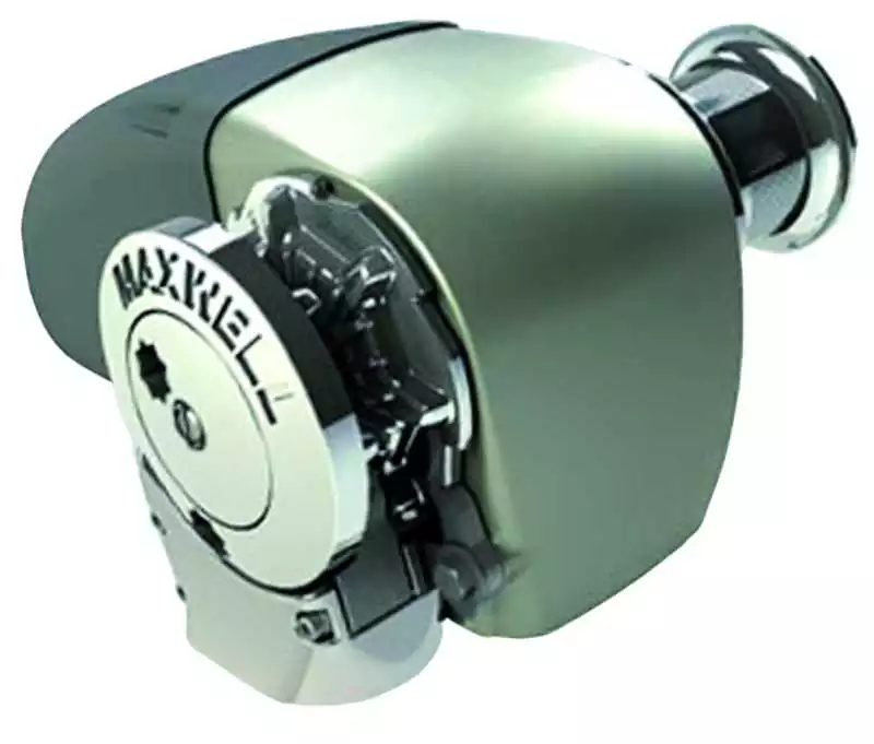 Guindeau Horizontal HRC10-8 – 24V 1000W – SCW/SD Gauche – Chaîne 8 mm DIN 766 & Corde 14-16 mm – Chute libre automatique Vente Flash