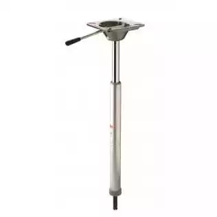 Pied de siege avec glissiere et connection filetée sur embase hauteur 57-74 cm Offre Spéciale