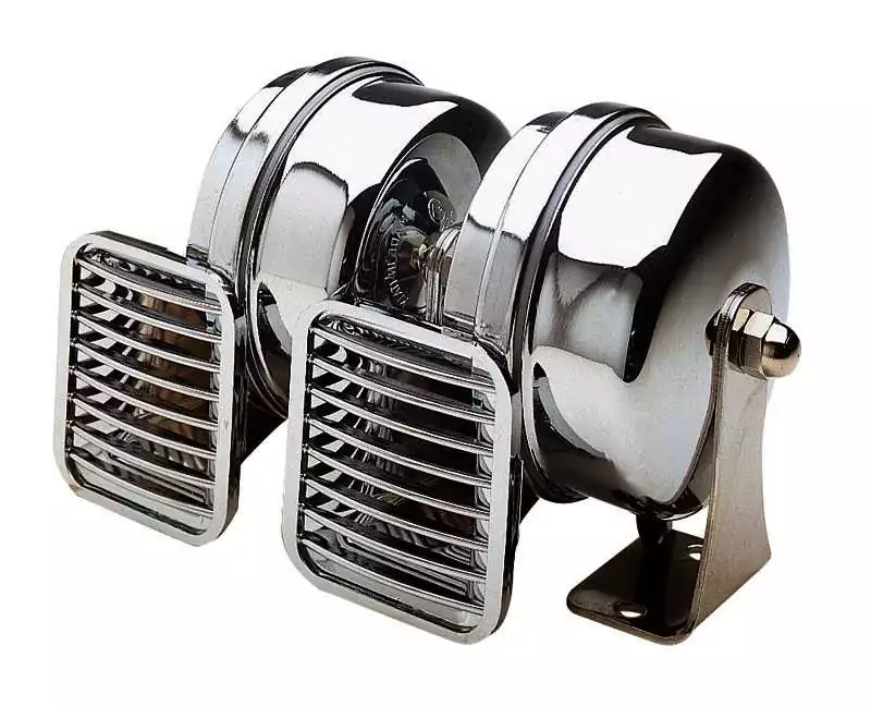 Corne électrique double son grave et aigu 410/490 Hz 110 db 12V Livraison Express