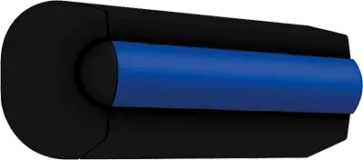 Nouvelle Collection Jeu d‘embouts pour liston de protection noir type TRAP70