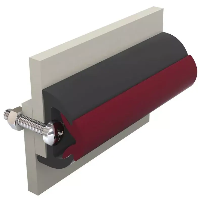 Top Vente Liston de protection noir poly 30 x 26 mm rouleau de 20 m (prix par metre)