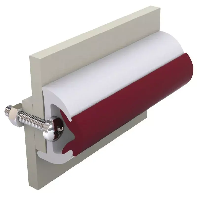 Super Prix Liston de protection blanc poly 35 x 28 mm rouleau de 20 m (prix par metre)