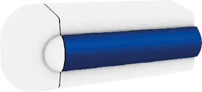 Jeu d‘embouts pour liston de protection blanc type POLY30 Vente Flash