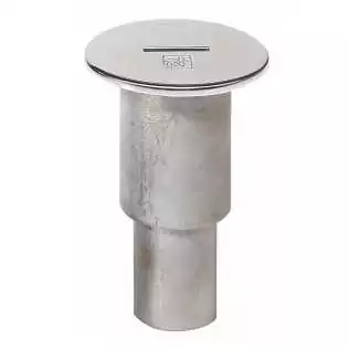 Vente Flash Entrée EAUX USEES inox pour tuyau diamètre 38mm couvercle diamètre 87mm