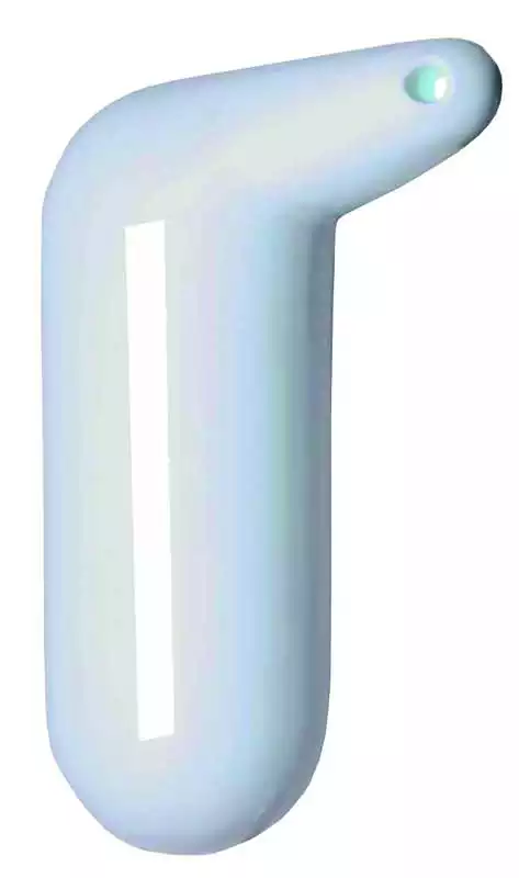 Pare battage Blanc d‘angle 15 x 32 cm Livré gonflé Nouveauté