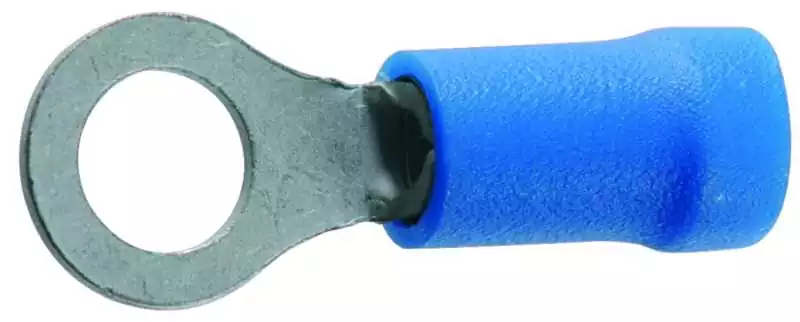 10 Cosses à oeil diamètre 10mm bleu à sertir section câble 1,5-2,5mm² Dernier Modèle