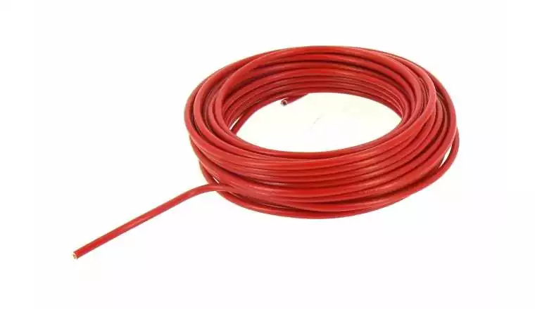Soldes 10M Cable électrique H07V-K 6mm2 rouge
