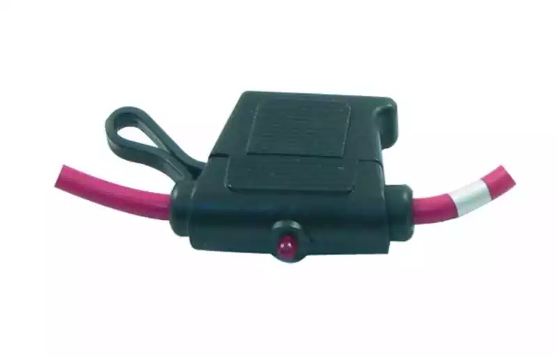 Porte fusible volant pour mini fusible enfichable et témoin LED 30A max Achat Immédiat