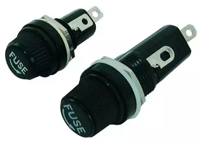 Porte fusible encastrable pour fusibles verres 6,3 x 32mm 1 a 15A en 12V Acheter En Ligne