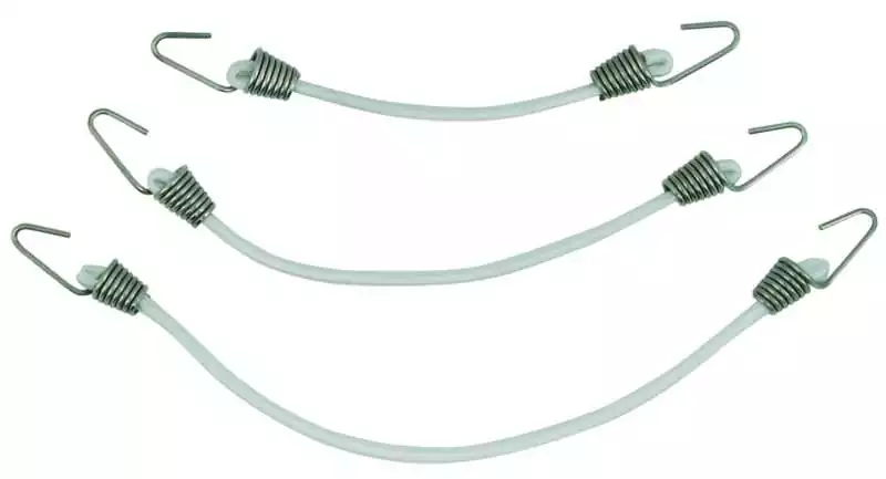 Offre Du Jour 10 Mini sandow océan Tresse diamètre 4mm Crochets Inox 304 Longueur 20cm
