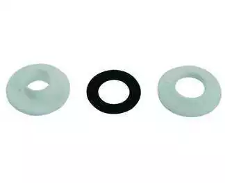 10 oeillet rapide mâle + femelle + joint blanc trou 12mm exterieur 30mm Authentique