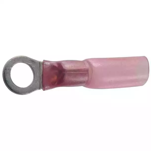 Cosse thermo-rétractables à œil 4mm rouge lot de 10 section câble 0,5-1,5mm² Offre Spéciale