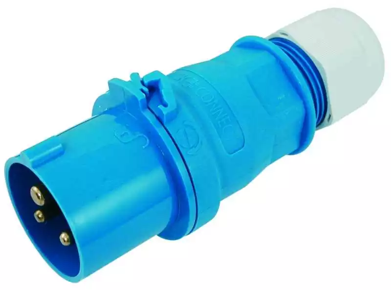 Jusqu'à Épuisement Des Stocks Prolongateur femelle 230V 63A 2 Prises et Terre Presse étoupe IP44