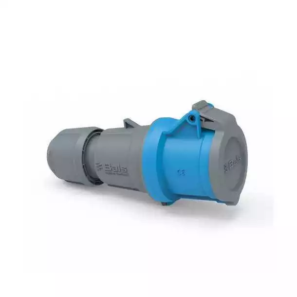 Jusqu'à Épuisement Des Stocks Prolongateur femelle IP 44 à clapet 250V CEE P17 32A 7000W 2 Prises et Terre