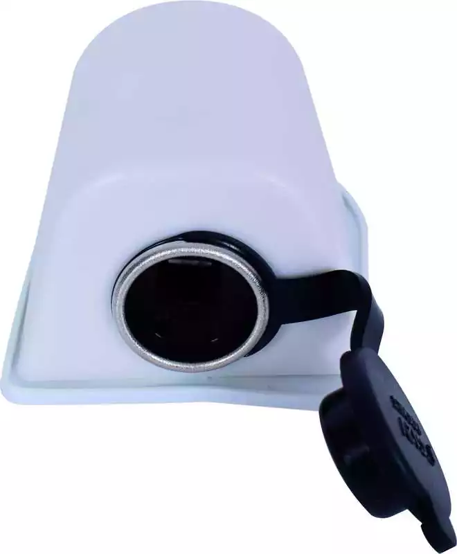 Prise allume cigare 12V blanche installation en saillie Commander Maintenant