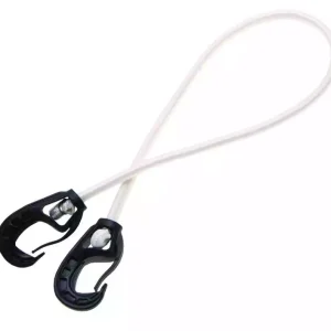 2 Sandow tresse polyester blanc 10mm plast océan Longueur 100cm Dernière Chance