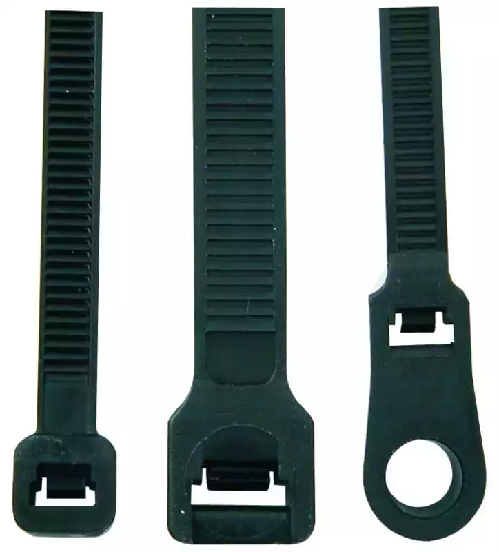Commande En Gros 100 Attaches rapides 4,8 x 300mm Noir Colliers de câblage
