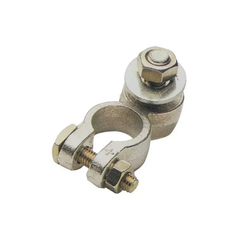 Cosse pour batterie diamètre 10mm² positif collier à écrou et rondelle Petit Prix